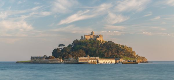 The wonderous St Michael's Mount in evening light