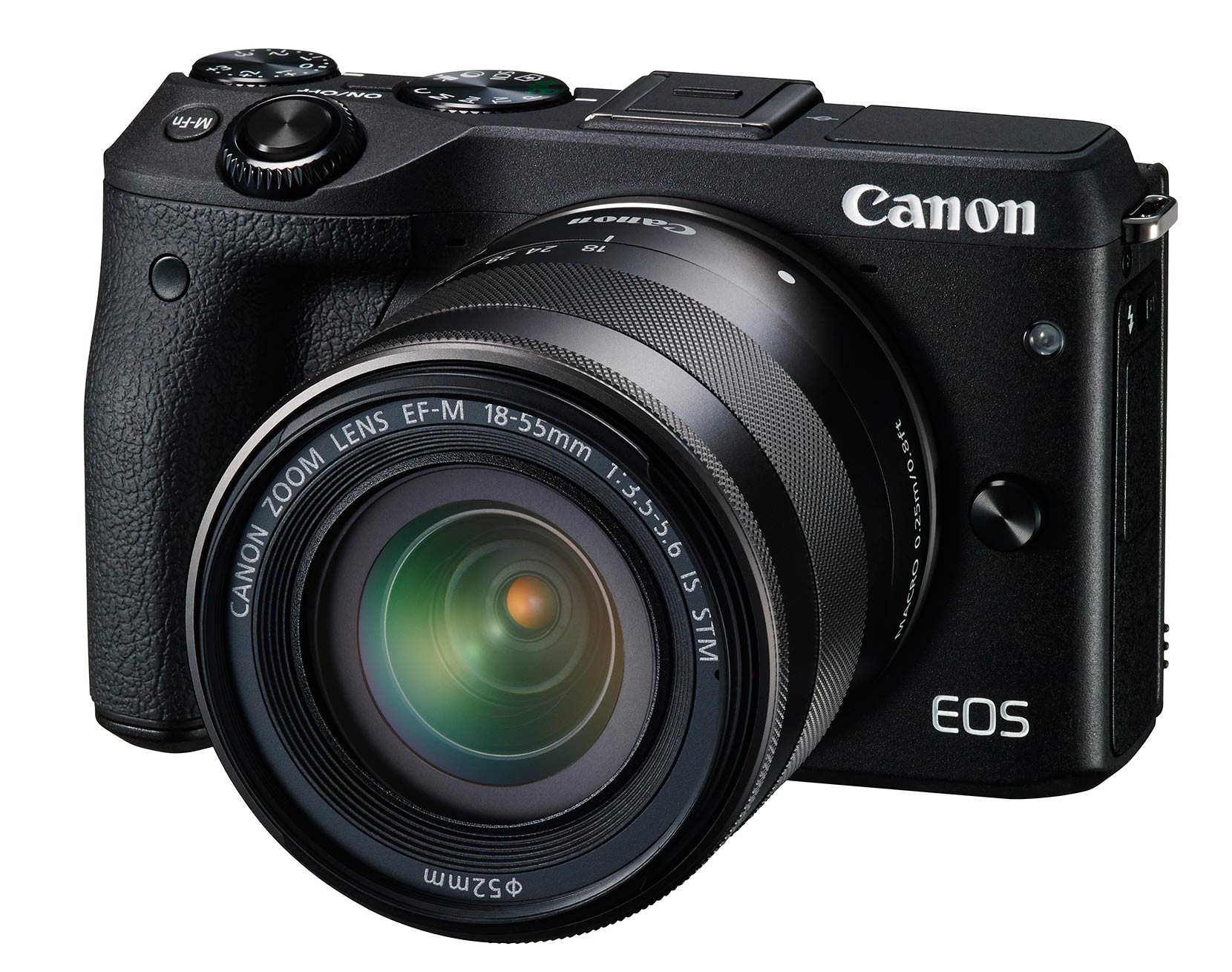 The Canon EOS M3 - front