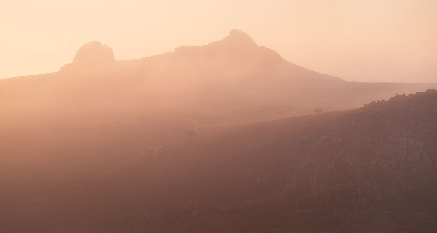 Haytor from afar - a long focal length and engaging 16:9 mode works well in the landscape