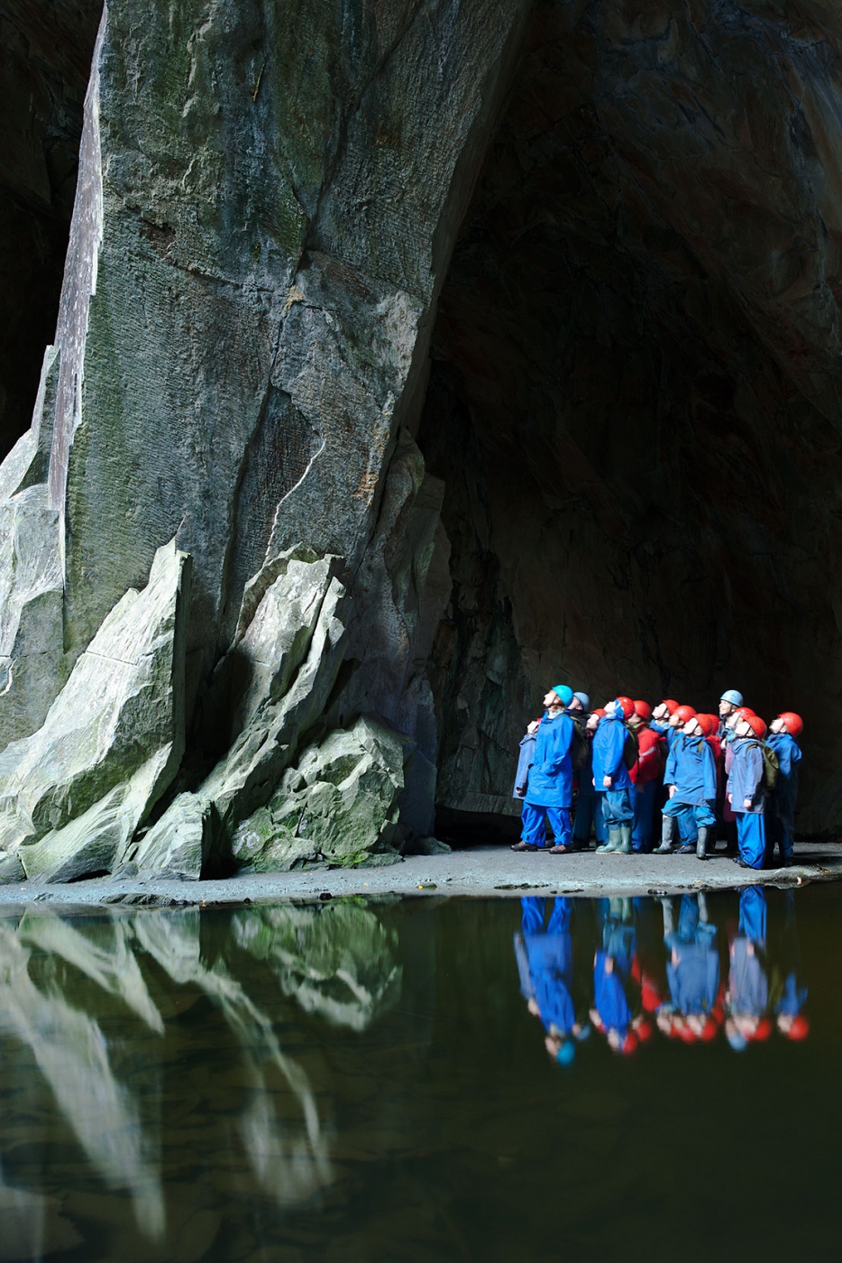 Another obliging picture - although it looks engaging, there's nothing to look at where they are standing!