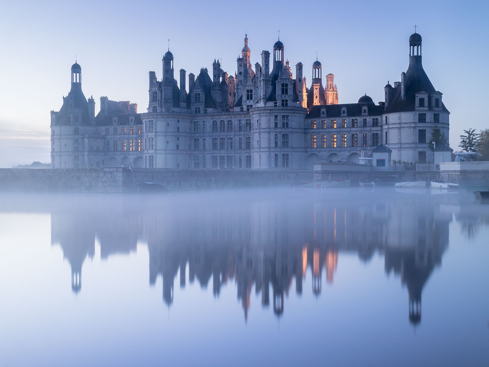 Chambord - suffering from flood damage after spring time flooding, I hope the chateau is restored.