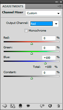 Colour swapping the red and blue channels