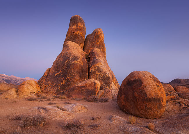 Dawn at Lone Pine, California