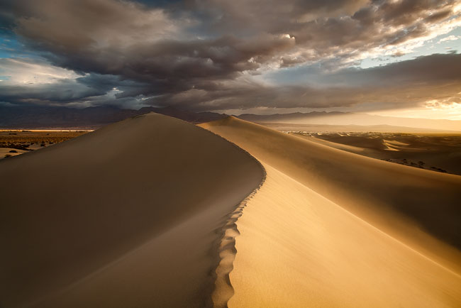 Death Valley, Sotvepipe Wells, Mesquite Dunes