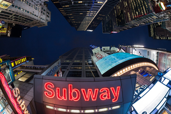 Sigma 15mm in Times Square, Manhattan