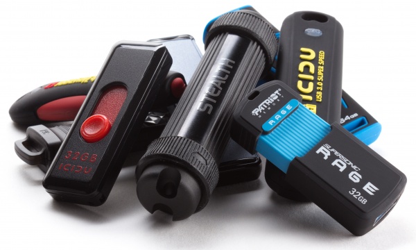 Collection of memory sticks 