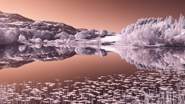 Infrared shot of Tecwn Isaf in Snowdonia